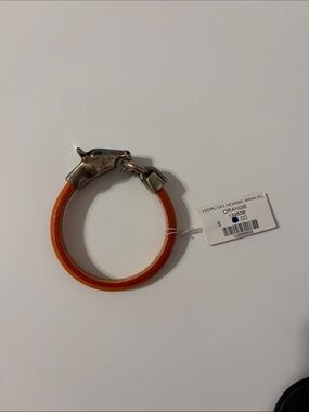 Hidalgo Orange Horse Head Leather Bracelet
